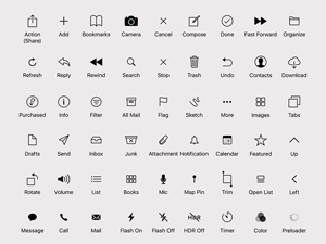 Complete Native iOS10 & iOS11 Icons