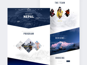 Booking Travel Website Template