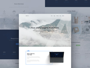 Nagorno Creative Landing Page