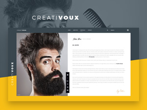 CreatiVoux CV & Portfolio Theme