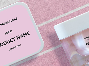 Cream Jar Mockup