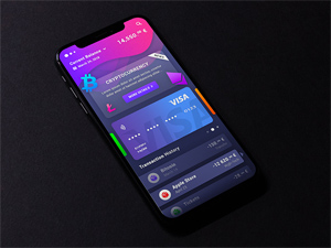 Cryptocurrency Mobile App Design