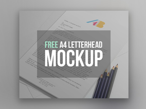 A4 Paper Mockup