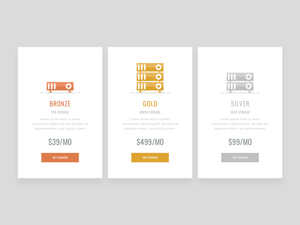 Simple Pricing Table Design