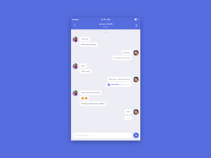 Direct Messaging App UI