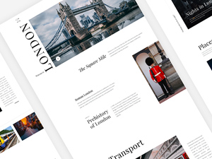 Travel Website Template | London City