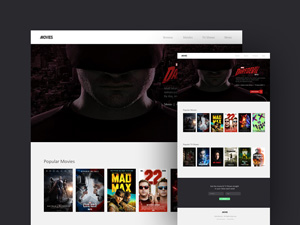 Movies Website Template