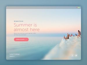 One Page Travel Website