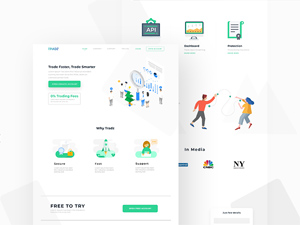 Digital Currency Trading Platform Website Template