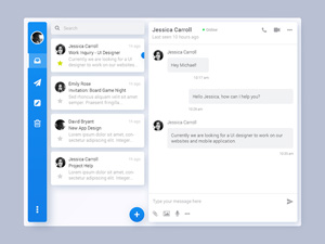 Direct Messaging UI