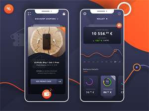 Discount Coupons & Wallet App Design