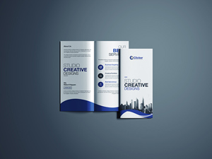 Bi-Fold Brochure Mockup