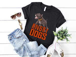 T-shirt Design With Mockup