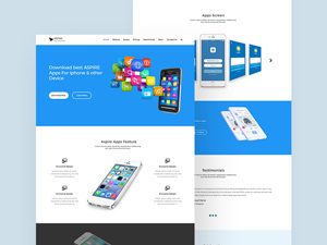 Aspire App Landing Page
