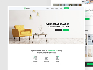 Versak Landing Page Template