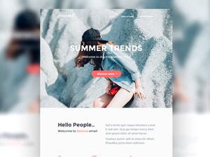 Dulcina – HTML Email Template