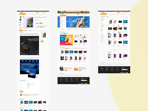 E-commerce Adobe XD Theme Template