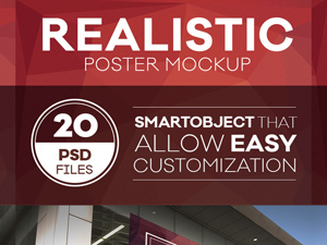 Realistic Poster Mockup