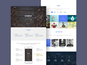 Sarajevo Landing Page