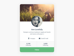 Simple Profile Card
