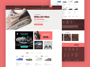 SportsHold Ecommerce Landing Page Template