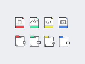 Files and Folders Icons