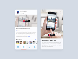 Education App Screens