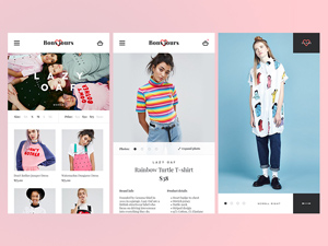 Eshop Mobile Product Pages