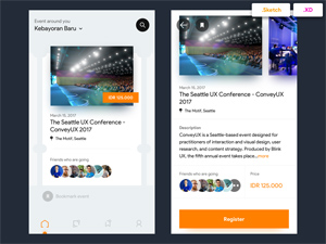 Eventbrite Redesign XD Concept
