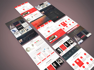 Web Template Design UI