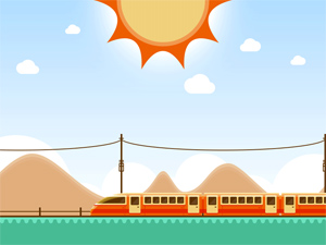 Animated Train