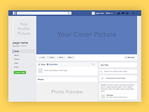 Facebook Page Mockup