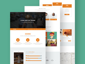 Fiona One Page Template