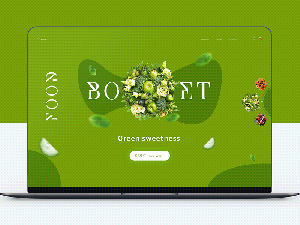 Food Bouquet Website Template