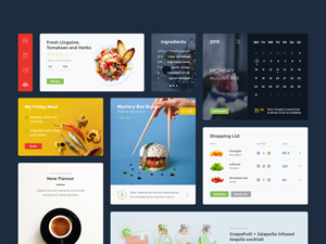 Food & Drink UI Kit For Adobe XD