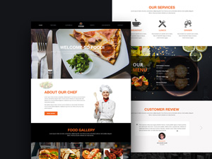 Foodi Restaurant Website Template