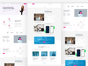 Free Xd Web Template