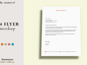 A4 Flyer & Poster Mockup