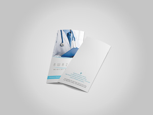 A4 Trifold Brochure Mockup