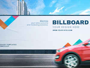Billboard Mockup | Advertising Street Billboard