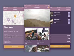 Ecommerce UI Kit iOS