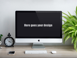 Apple iMac Mockup