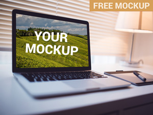 MacBook Mockup Side View