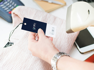 Boutique Brand Barcode & Price Tag Mockup
