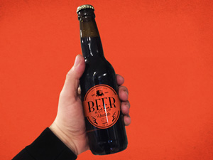 Beer In Hand Mockup