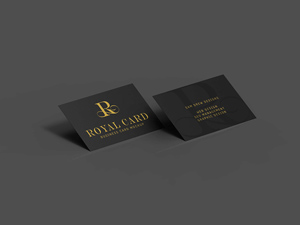 Black Business Card Mockups