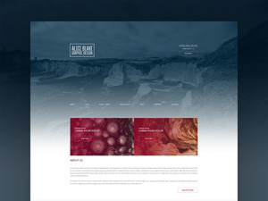 Blue & Red Velvet Template