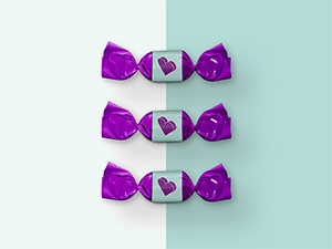 Bonbon & Candy Mockup