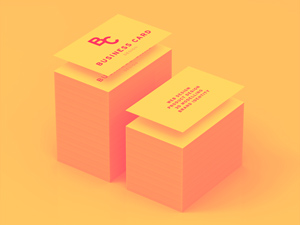 High Quality Business Card Mockup