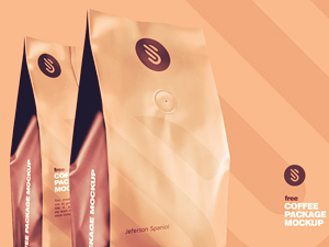 Coffee Package Mockup